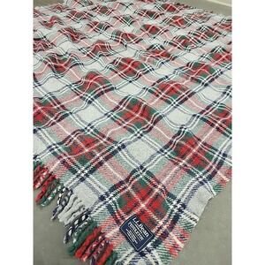 L L Bean Pendleton Washable Wool Throw Plaid ( 50 x 48 in ) Cozy Warm Winter